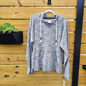 NWT U.S. Vintage Baja Hoodie Blue&White Sz Large